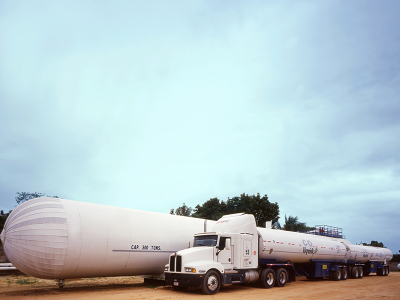 Liquid Carbon Dioxide Semitrailers Transport Tank